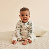 Wilson & Frenchy | Organic Zipsuit with Feet - The Woods