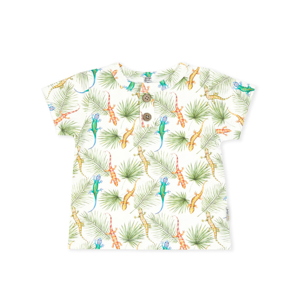 Indigo & Lellow | Oscar Tee - Geckos