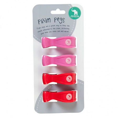 All4Ella | 2 Pack Pegs - Charcoal