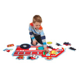 Peaceable Kingdom | 40 pc Floor Puzzle - Fire Truck Pup