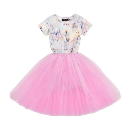 Aster & Oak | Berry Ruffle Dress - LAST Size 4, 5