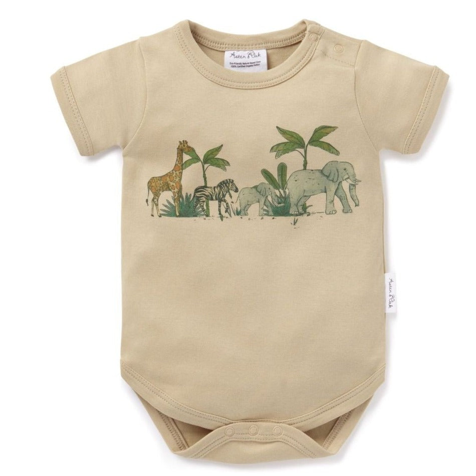 Aster & Oak | Safari Print Onesie