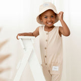 Kapow Kids | Sandshell Rib Long Jumpsuit