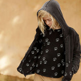 Kapow Kids | Skate & Peace Reversible Hooded Jacket - LAST Size 4