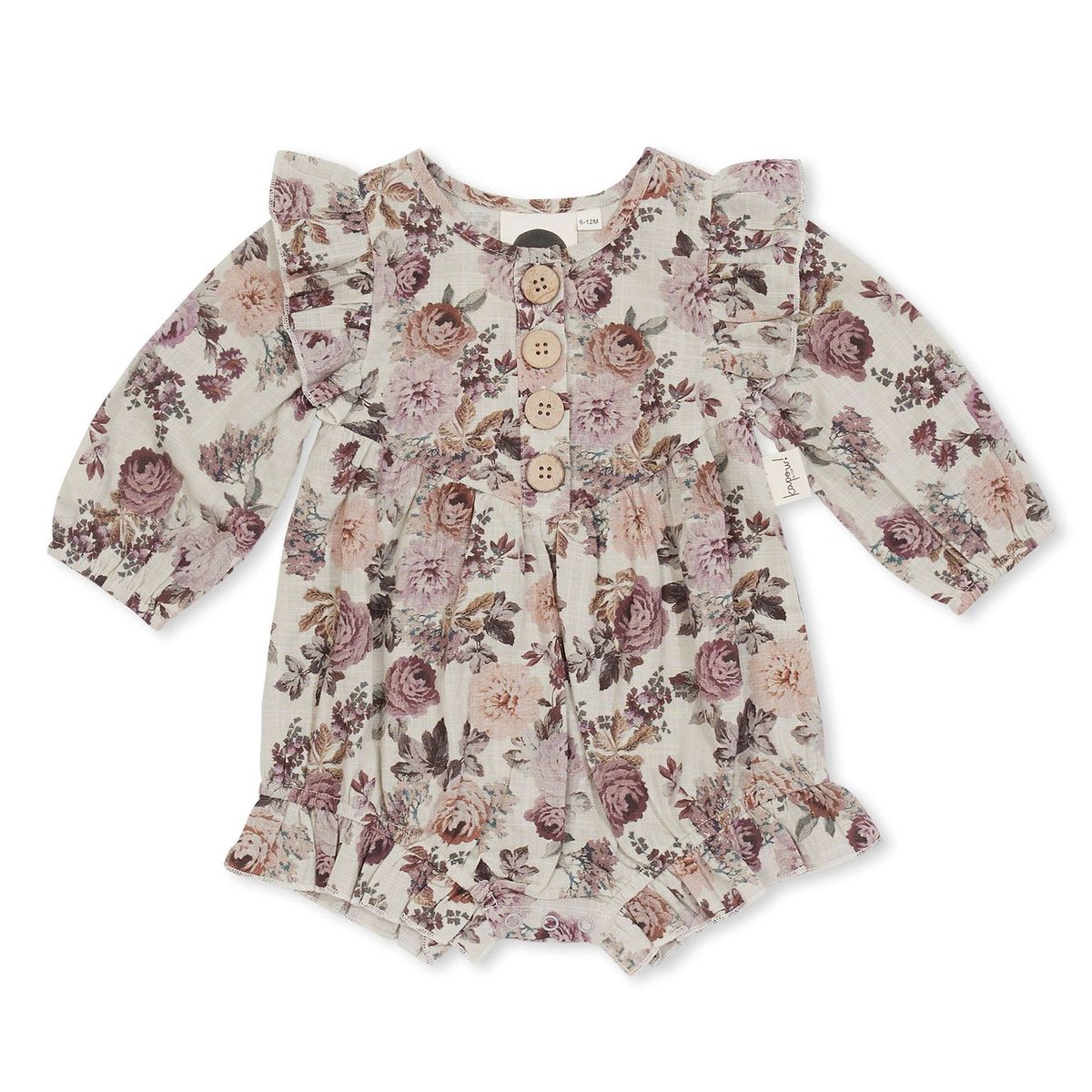 Kapowkids Vintage Dahlia Frill Playsuit