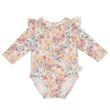 Kapowkids Willow Floral Frill Bodysuit
