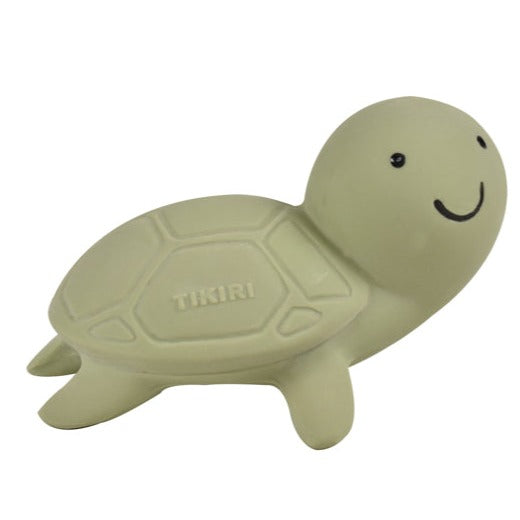 Tikiri | Turtle - Natural Rubber Baby Rattle & Bath Toy