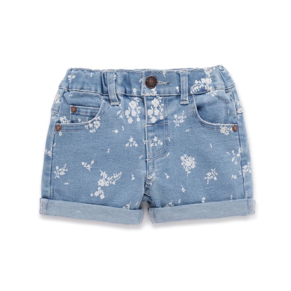 Aster & Oak | Eve Floral Denim Shorts