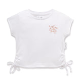 Aster & Oak | Eve Embroidered Tie Side Top