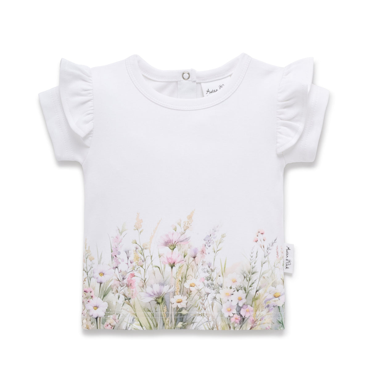 Aster & Oak | Flower Garden Print Flutter Tee