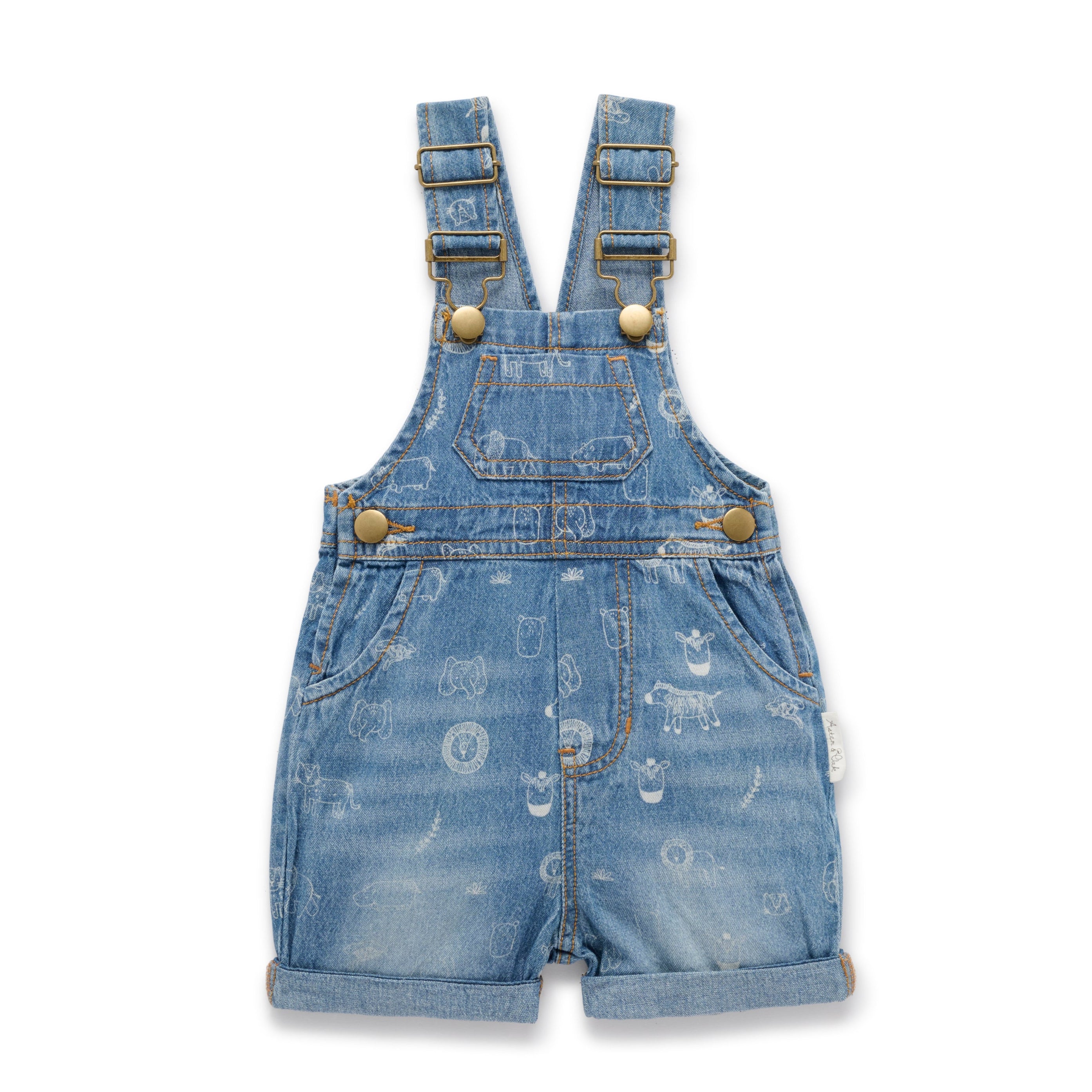 Aster & Oak | Mid Denim Safari Overalls