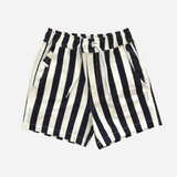 Sonny Shorts - Large Navy/White Stripe