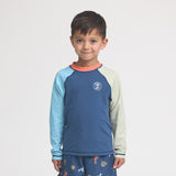 Crywolf | Long Sleeve Rash Vest - Ocean Colour Block