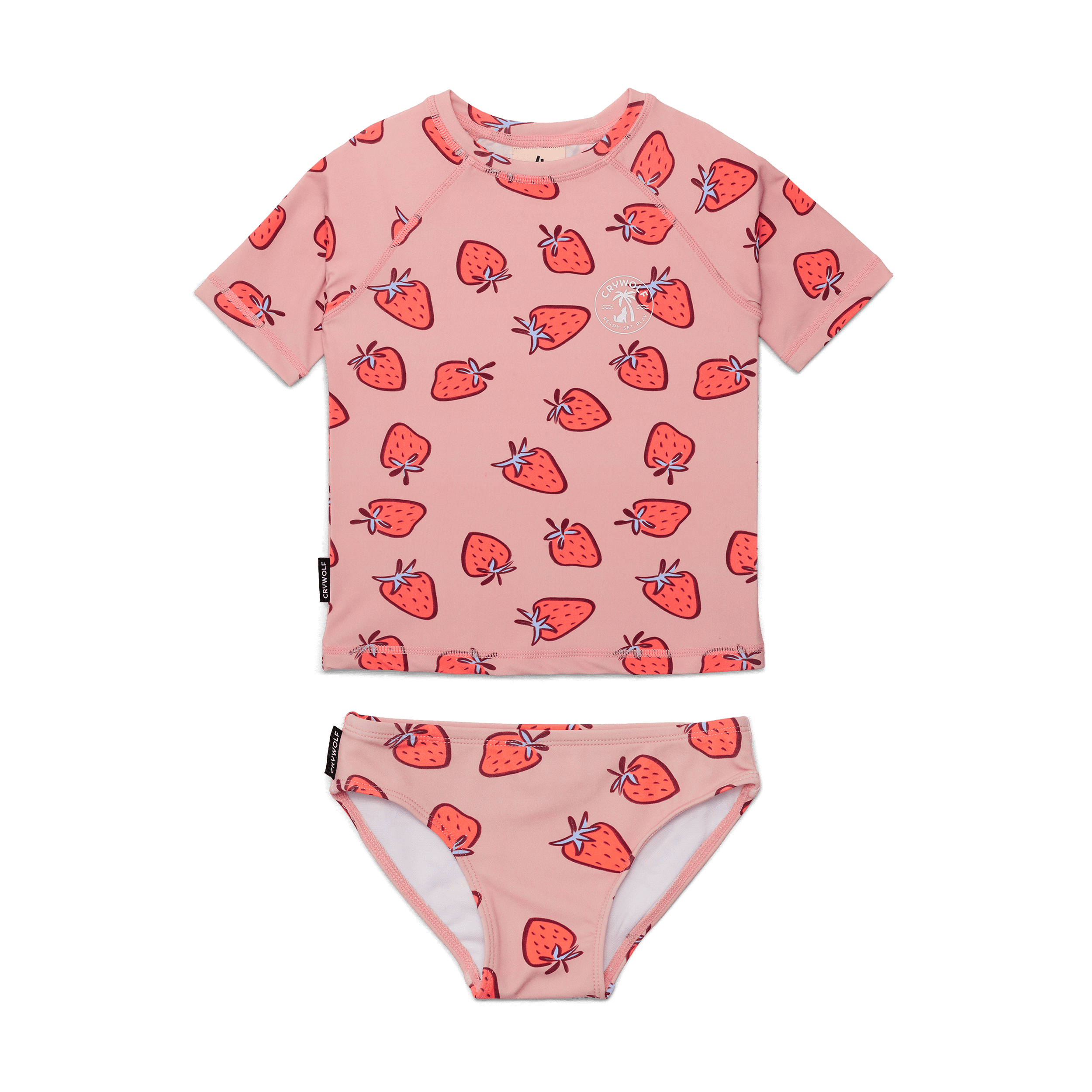 Crywolf | Short Sleeve Rash Set - Strawberry Splash