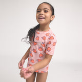 Crywolf | Short Sleeve Rash Set - Strawberry Splash