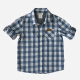 Dress Shirt - Large Blue Check