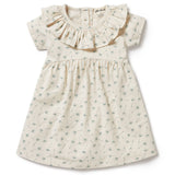 Float Away Organic Girls Ruffle Dress