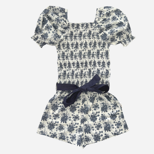 Love Henry | Tilly Playsuit - Navy Floral