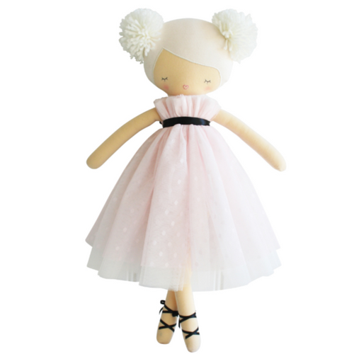 Alimrose | Scarlett Pom Pom Doll Pink - 48cm