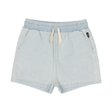 Light Blue Chambray Shorts