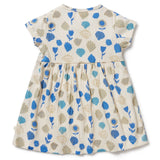 Ocean Breeze Baby Crinkle Button Dress
