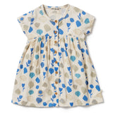 Wilson & Frenchy | Ocean Breeze Crinkle Button Dress