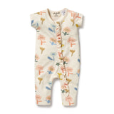 Wilson & Frenchy | Cookie Cut Ruffle Zipsuit
