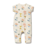 Wilson & Frenchy | Cookie Cut Ruffle Zipsuit