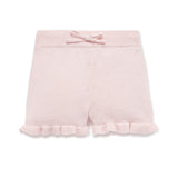 Pink Rose Knit Shorts
