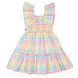 Rock Your Baby | Rainbow Plaid Dress