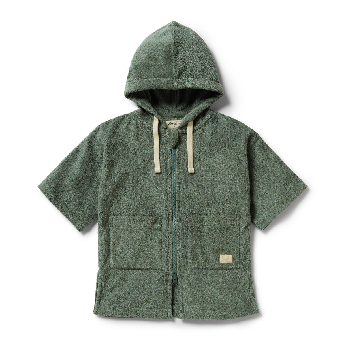 Wilson & Frenchy | Moss Organic Terry Hooded Towel