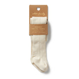 Wilson & Frenchy | Butter milk Organic Ribbed Tights