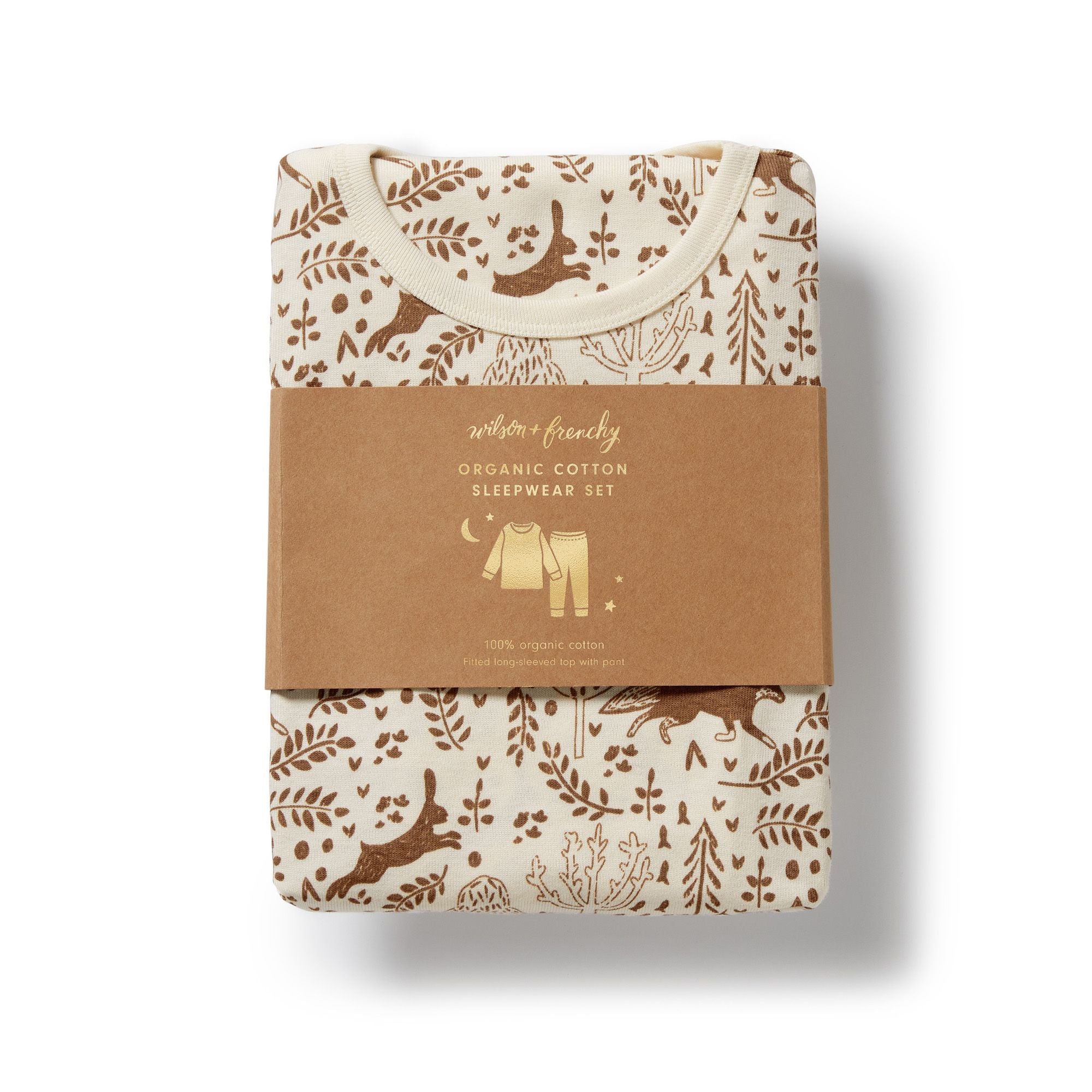 Wilson & Frenchy | Winter Forest Organic Long Sleeved Pyjamas
