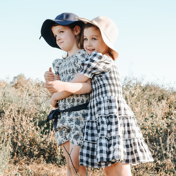 Love Henry | Tilly Playsuit - Navy Floral