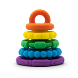 Jellystone | Stacker & Teether Toy - Rainbow Bright