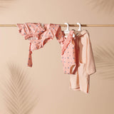 Antique Pink Hooded Beach Towel