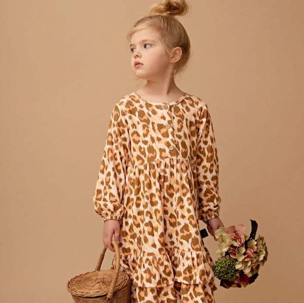Wilds Salmon Trapeze Dress