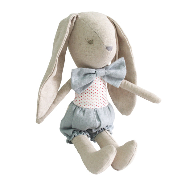 Alimrose | Baby Boy Grey/Red Bunny - 26cm