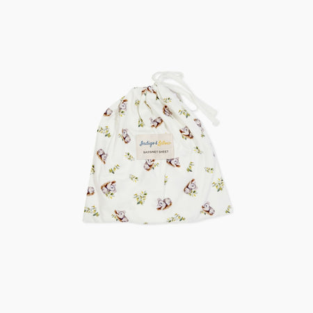 All4Ella | Cot Sheet Bamboo Cotton - Butterfly