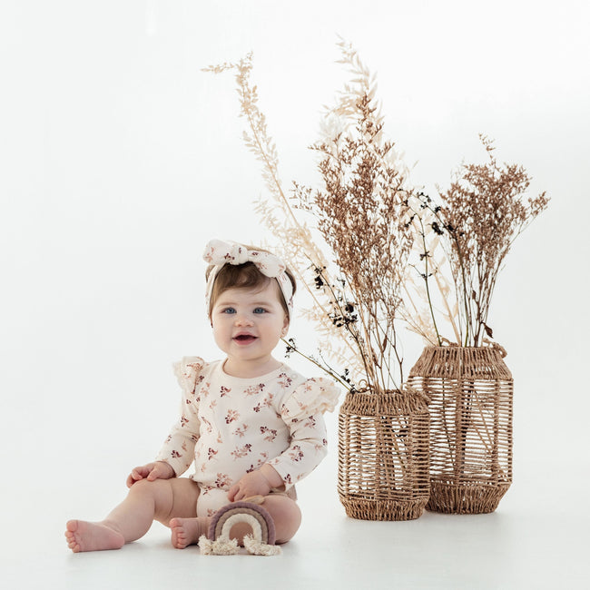 Aster & Oak | Berry Flutter Onesie