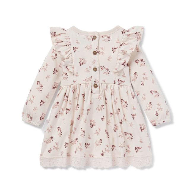 Aster & Oak | Berry Ruffle Dress - LAST Size 4, 5