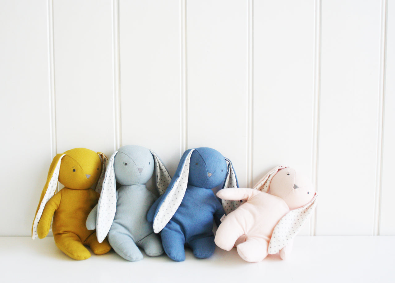 Alimrose | Bobby Floppy Bunny 25cm - Chambray Linen