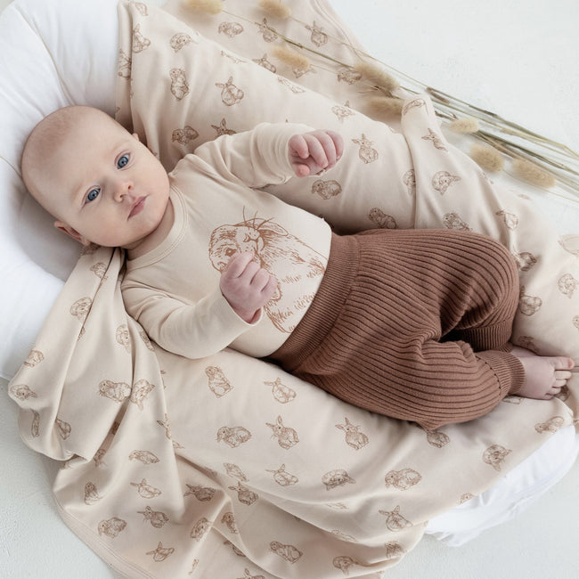 Aster & Oak | Bunny Print Onesie