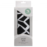 Jersey Wrap – Geometric Black