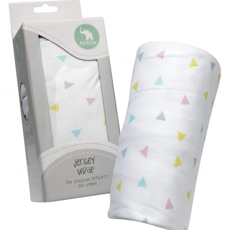 Muslin Wrap & 2 Pram Pegs – Abstract Pink