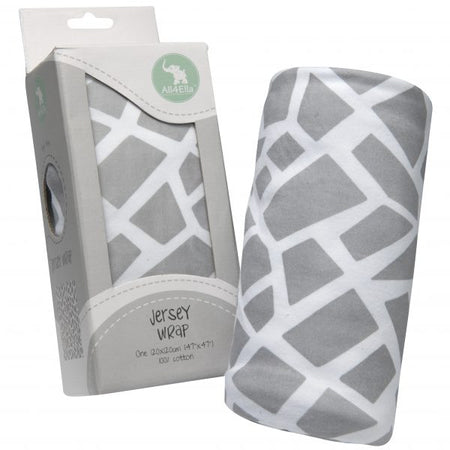 Bamboo Wrap – Geometric Grey