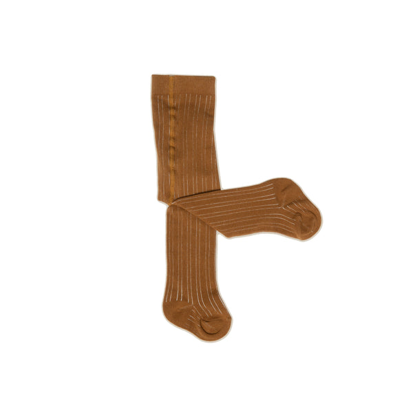 Chocolate Rib Stockings