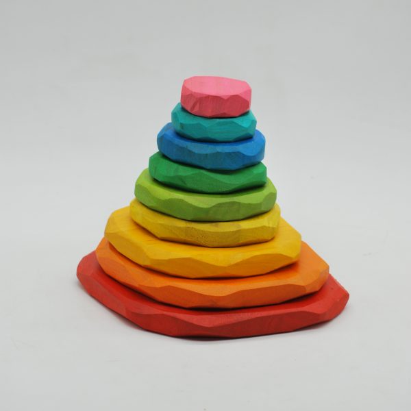 qtoy coloured stacking stones
