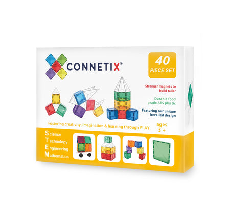 Connetix | 40 pc Pastel Geometry Pack