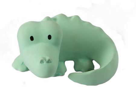 Tikiri | Hippo - Natural Rubber Baby Rattle & Bath Toy